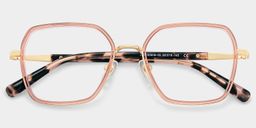 Sophie Pink Geometric Glasses2