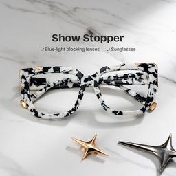 Dax Pattern Square Glasses0
