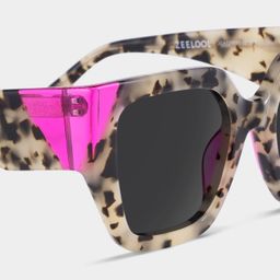 Viva Tortoise Pink Square Sunglasses4