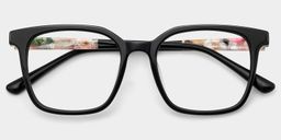 Freya Black Square Glasses4