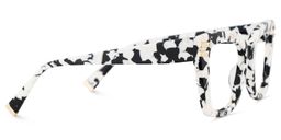 Cardozo Cow Print Square Glasses4