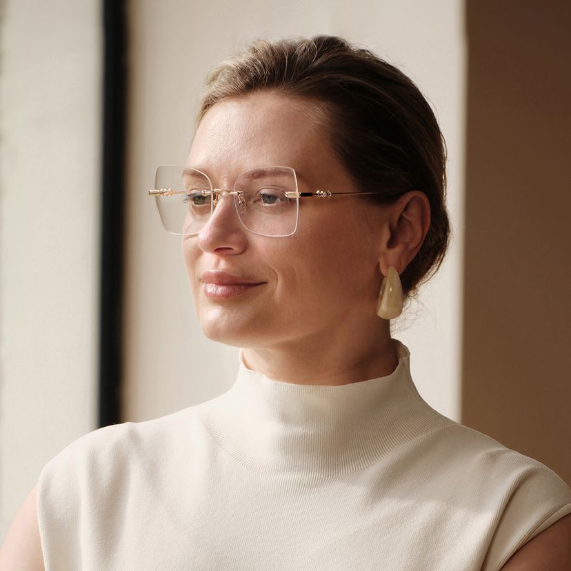 Tierney Black Butterfly Glasses