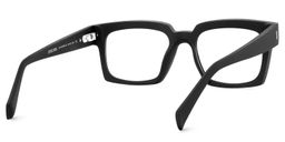 Amadeo Black Rectangle Glasses5