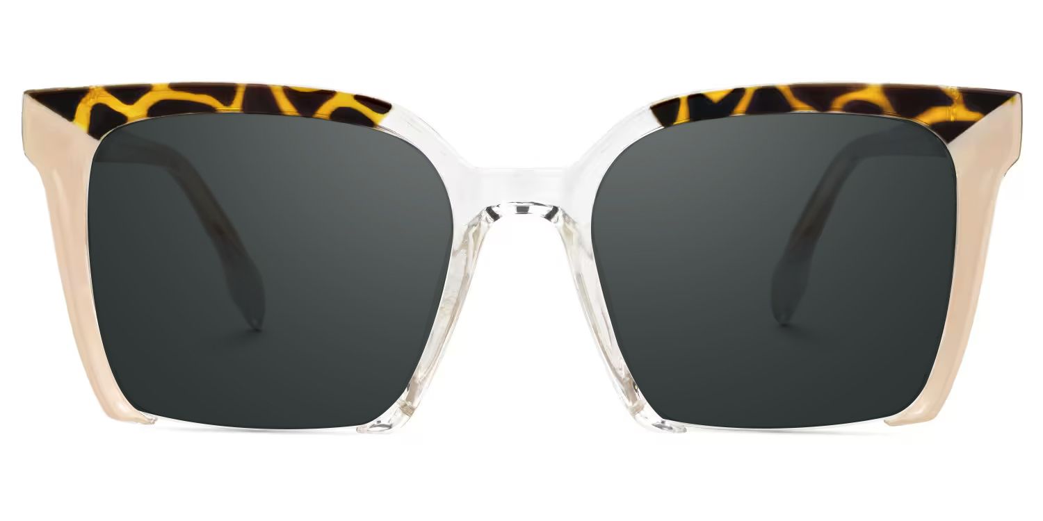 Misty Square Style Pink Frame Sunglasses | ZEELOOL0