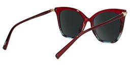 Lamar Red Butterfly Sunglasses3