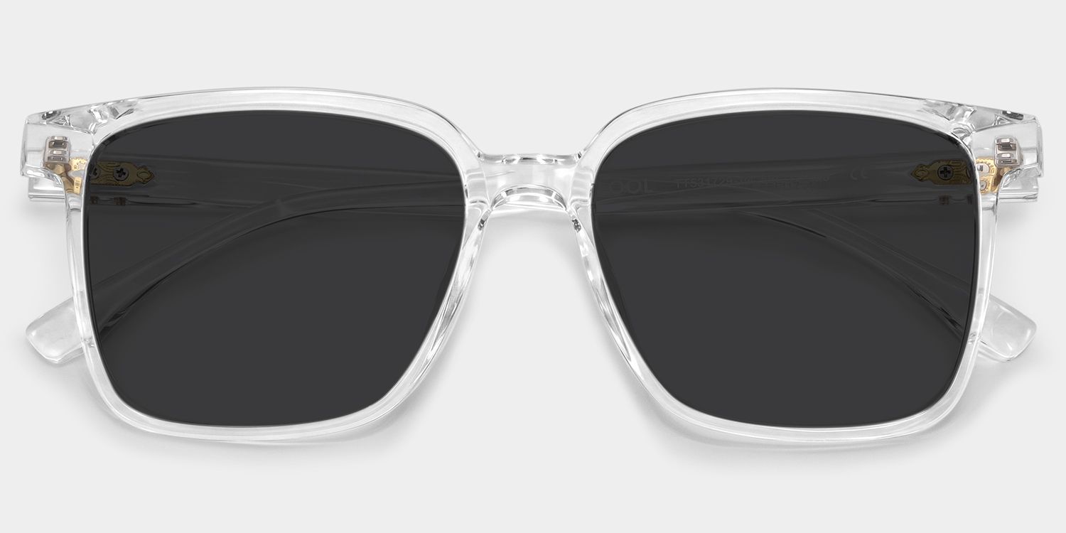 Contreras Square Clear Sunglasses for Women & Men | ZEELOOL1