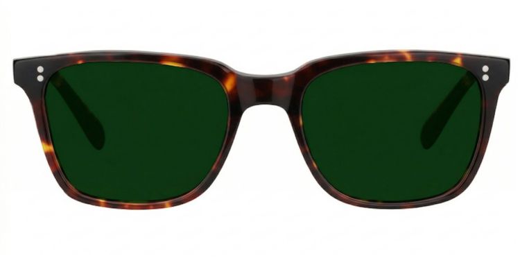 Lamont Tortoise Rectangle Sunglasses