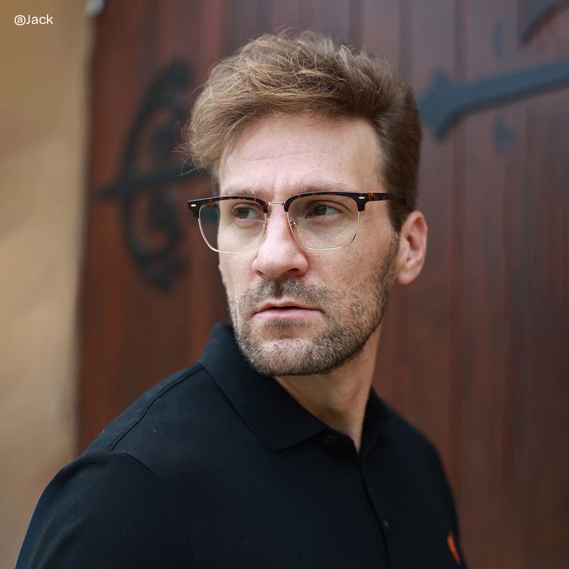Braidsby Tortoise Browline Glasses