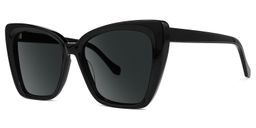 Shanell Black Butterfly Sunglasses1