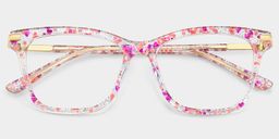 Eliot Pink Rectangle Glasses1
