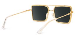 Diva Gold Square Sunglasses3