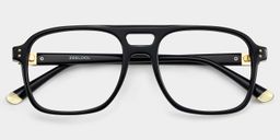 Athena Black Aviator Glasses6