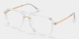 Kilworth Clear Aviator Glasses3