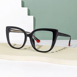 Fenn Black Cat eye Glasses5