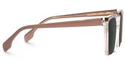 Misty Brown Square Sunglasses2