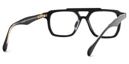 Mercurio Black Aviator Glasses5