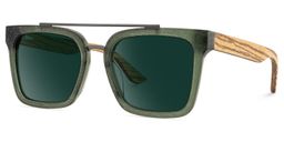 Pascal Green Aviator Sunglasses2