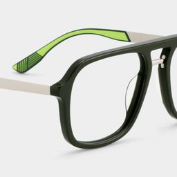 Ryder Green Aviator Glasses5