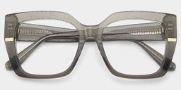 Mavis Gray Square Glasses2