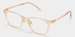 Lily Yellow Rectangle Glasses3