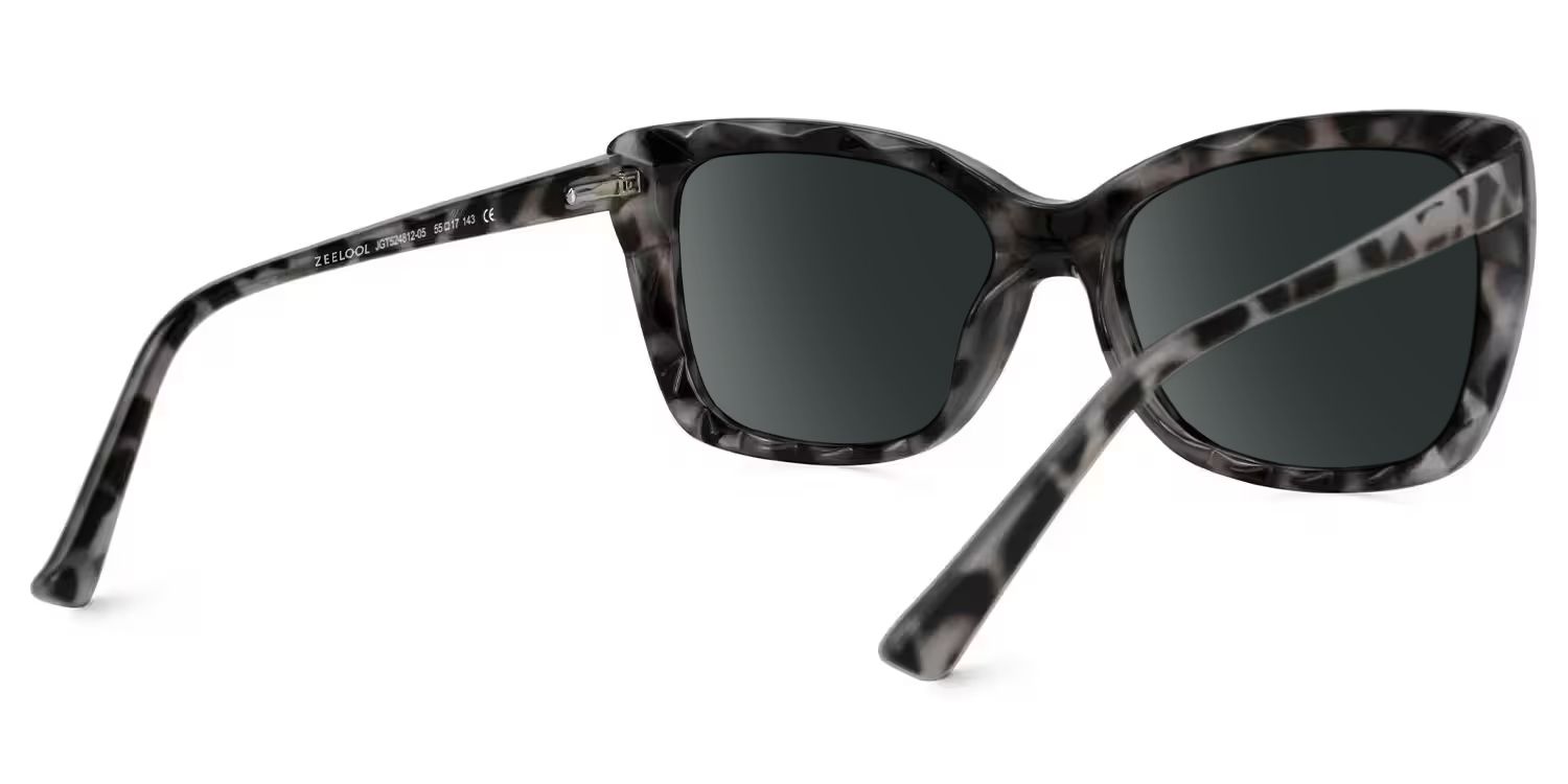 Edna Cat Eye Gray-Tortoise Prescription Sunglasses | ZEELOOL3