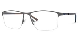 Graniela Gray Rectangle Glasses1