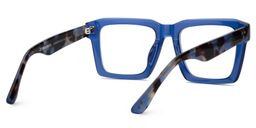 Kenish Blue Square Glasses3