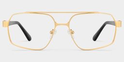 Sterling Gold Aviator Glasses1