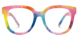Harrell Rainbow Square Glasses0
