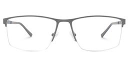 Graniela Gray Rectangle Glasses0