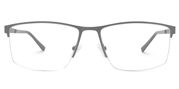 Graniela Gray Rectangle Glasses