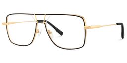 Bowdry Black Aviator Glasses3