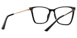 Tricee Black Square Glasses5
