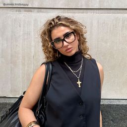 Dax Two-tone Square Glasses7
