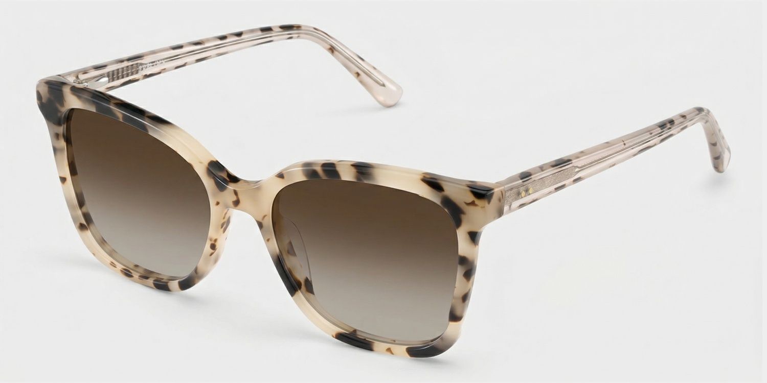 Sage Tortoise Rectangle Polarized Sunglasses for Driving | ZEELOOL2