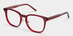 Hailey Red Square Glasses3