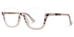 Kellina Two-Tone Square Glasses1