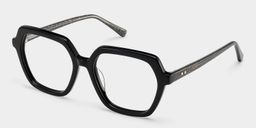 Devon Black Geometric Glasses3