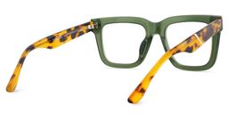 Redina Green Square Glasses5