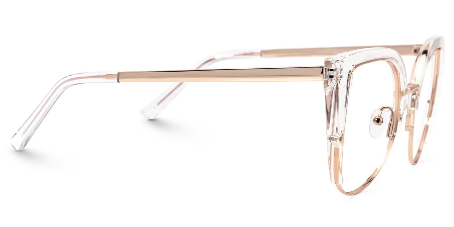 Brewer Cat-eye Clear Eyeglass Frames for Women | ZEELOOL2