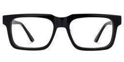 Larsen Black Rectangle Glasses1
