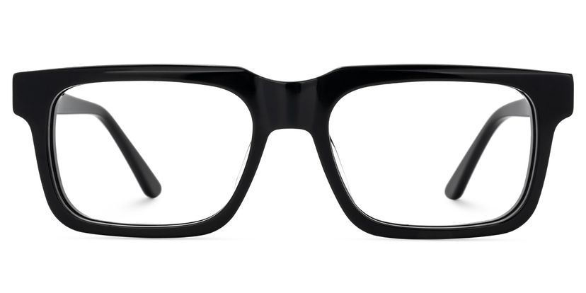 Larsen Black Rectangle Glasses