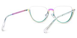 Sparkle Iridescent Cat eye Glasses6