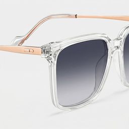 Zeyna Clear Square Sunglasses4