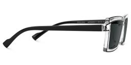 Zephyr Clear Rectangle Sunglasses2