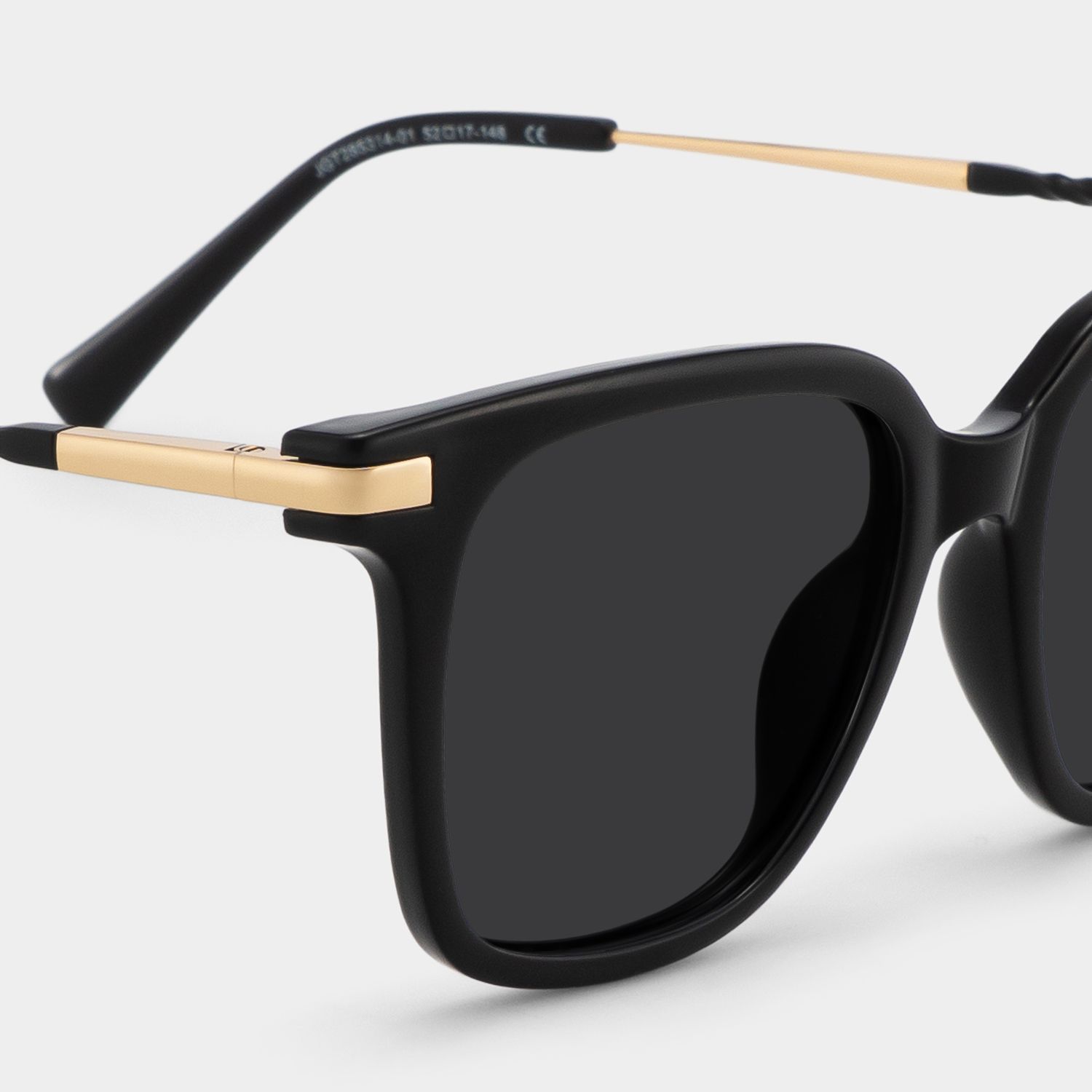 Jacqui Rectangle Black Frame Sunglasses Online Sale | ZEELOOL4