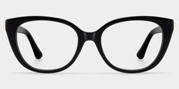 Charlotte Black Cat eye Glasses1