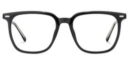 Eliza Black Square Glasses1