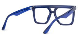 Rubin Denim Blue Square Glasses5