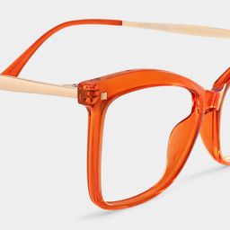Isaebella Orange Butterfly Glasses4